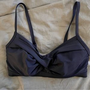 Athleta aqualuxe bikini top navy 34D/DD